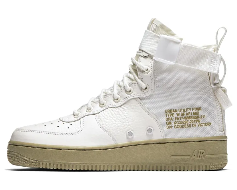 Nike SF Air Force 1 Mid Ivory Olive (W)