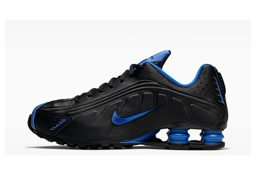Nike Shox R4 Black Game Royal (104265-053)