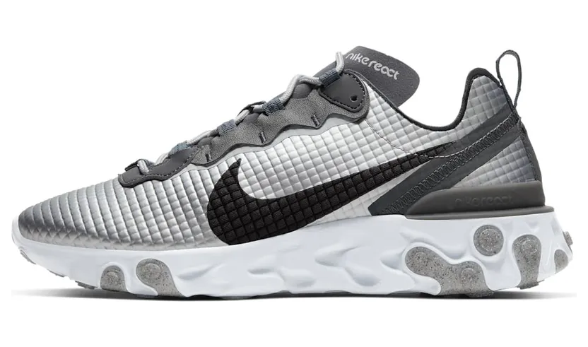 Nike Sportswear React Element 55 Premium Herren Sneaker dunkelgrau (CI3835-001)