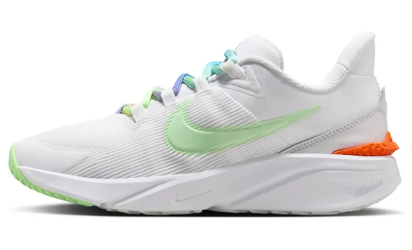Nike Star Runner 4 Next Nature SE White Photon Dust Total Orange Vapor Green (FN4979-100)