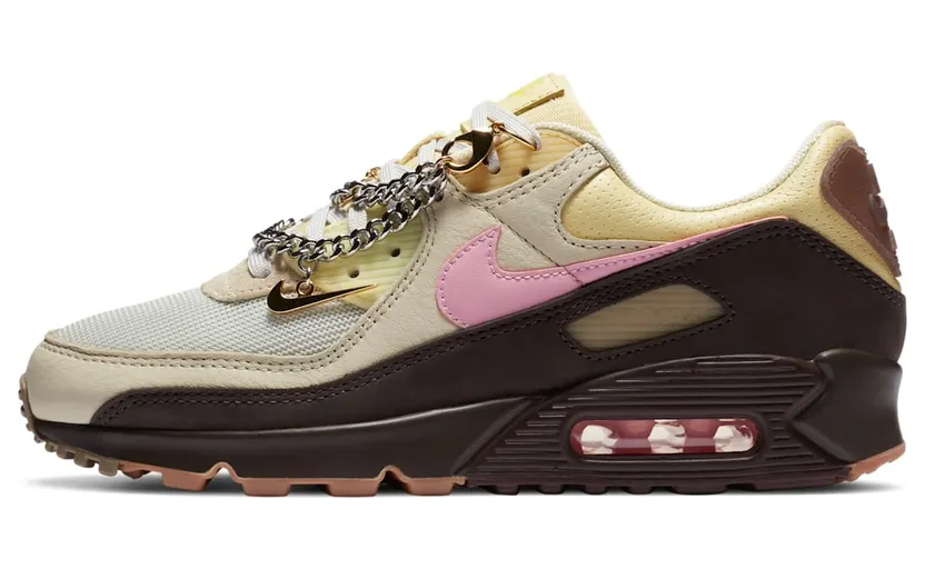 Nike WMNS Air Max 90 Cuban Link Velvet Brown (2020) (CZ0469-200)