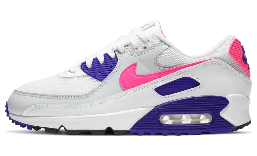 Nike Wmns Air Max 90 White / Hyper Pink – Concord – Pure Platinum (DC9209 100)