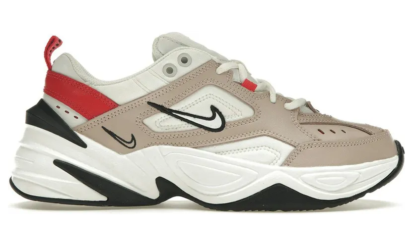 Nike WMNS M2K Tekno Fossil Stone / Summit White / Track Red (AO3108-205)
