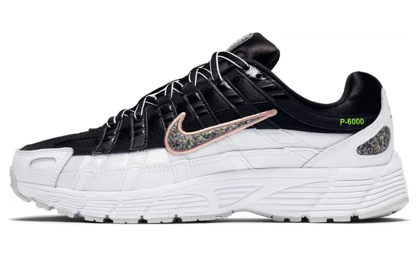 Nike WMNS P-6000 SE Black / Multicolor / White / Coral Stardust (CJ9585-001)