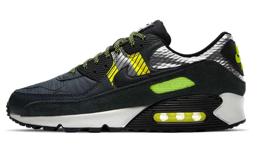 Nike x 3M Air Max 90 Volt Black (2020) (CZ2975-002)