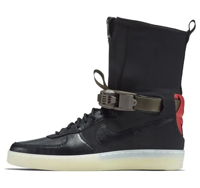 Nike x Acronym Air Force 1 Downtown Black Crimson (649941-006)