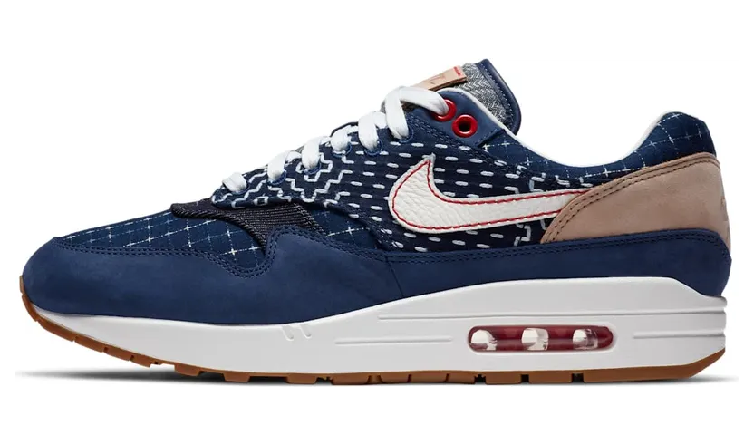 Nike x DENHAM Air Max 1 ‘Blue Void’ (2020) (CW7603-400)