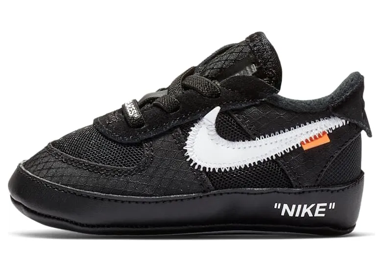 Nike x Off White Air Force 1 Low Black (Toddler) (2018) (BV0854-001)