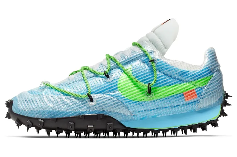 Nike x Off-White Womens Waffle Racer Vivid Sky (2019) (CD8180-400)