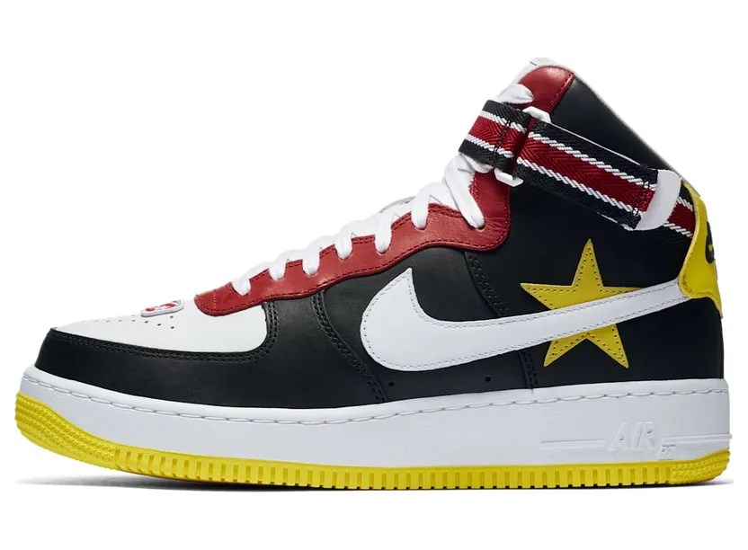 Nike x Riccardo Tisci Air Force 1 High Victorious Minotaur Black/Red/Yellow (AQ3366-600)