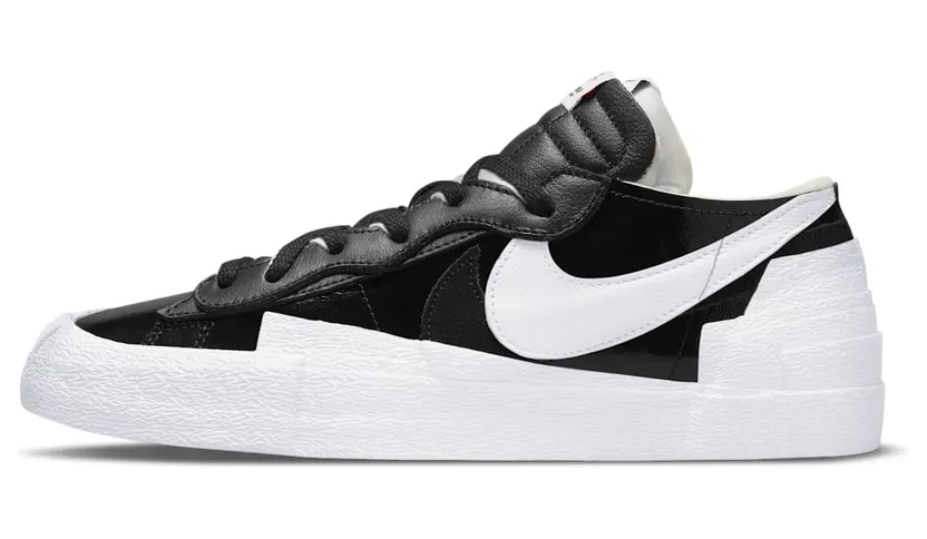 Nike x Sacai Blazer Low Black Patent Leather (DM6443-001)