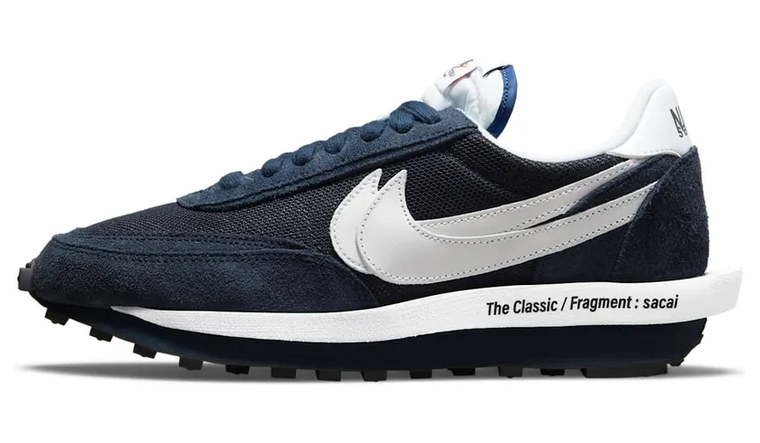 Nike x sacai Fragment LDWaffle Blue Void (2021) (DH2684-400)
