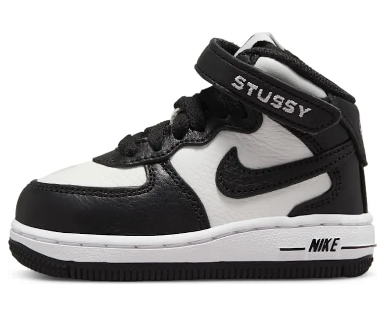 Nike x Stüssy Force 1 Mid Schwarz (DN4160-002)