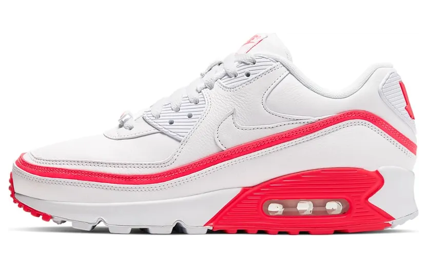 Nike x Undefeated Air Max 90 White Red (2019) (CJ7197-103)