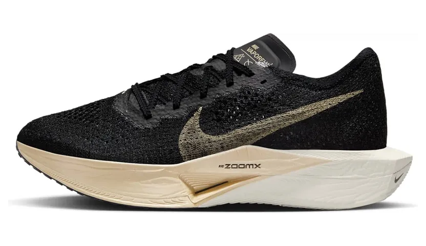 Nike ZoomX Vaporfly 3 “Black Metallic Gold Grain” (DV4129-001)