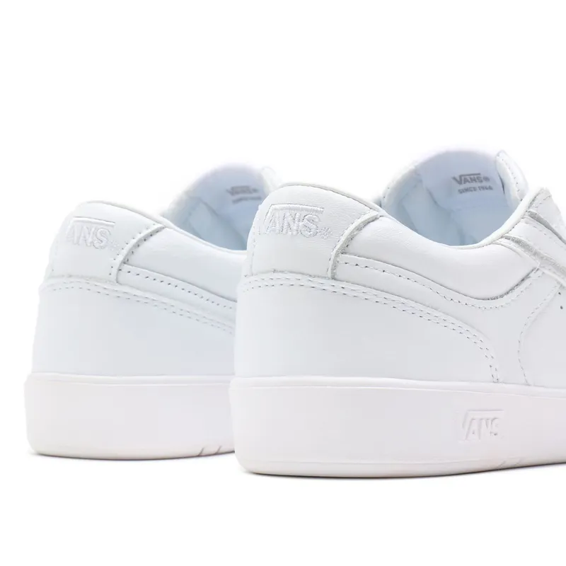 VANS Leather Lowland Cc Shoes (White)