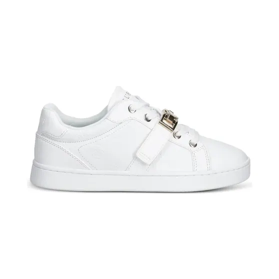 Guess Usa logo-embossed buckle-detail “White” (FLTJAMFAL12)
