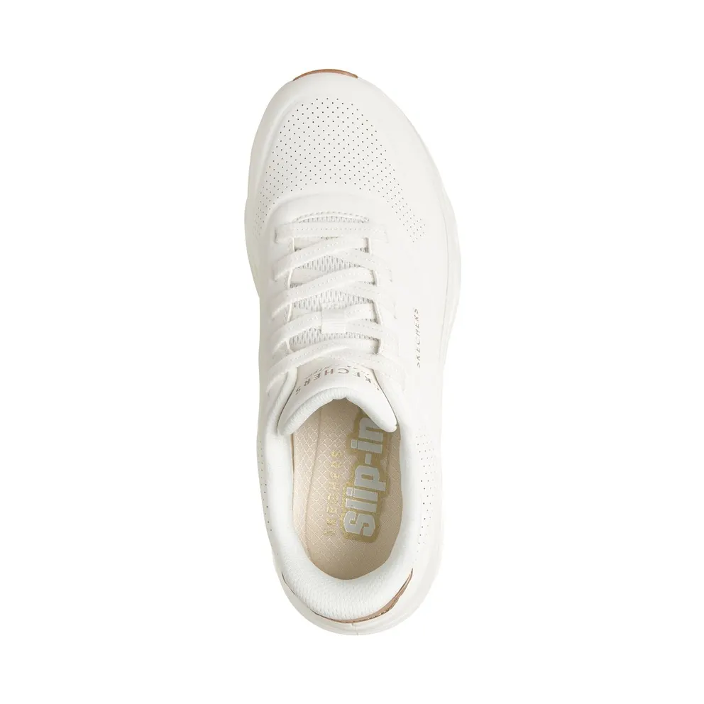 Skechers Slip-ins: UNO Glide-Step – Glide On Air Sneaker White