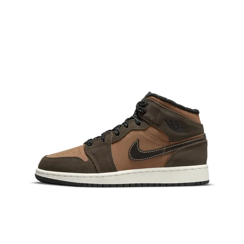 Jordan 1 Mid SE Dark Chocolate (GS) (DC7248-200)
