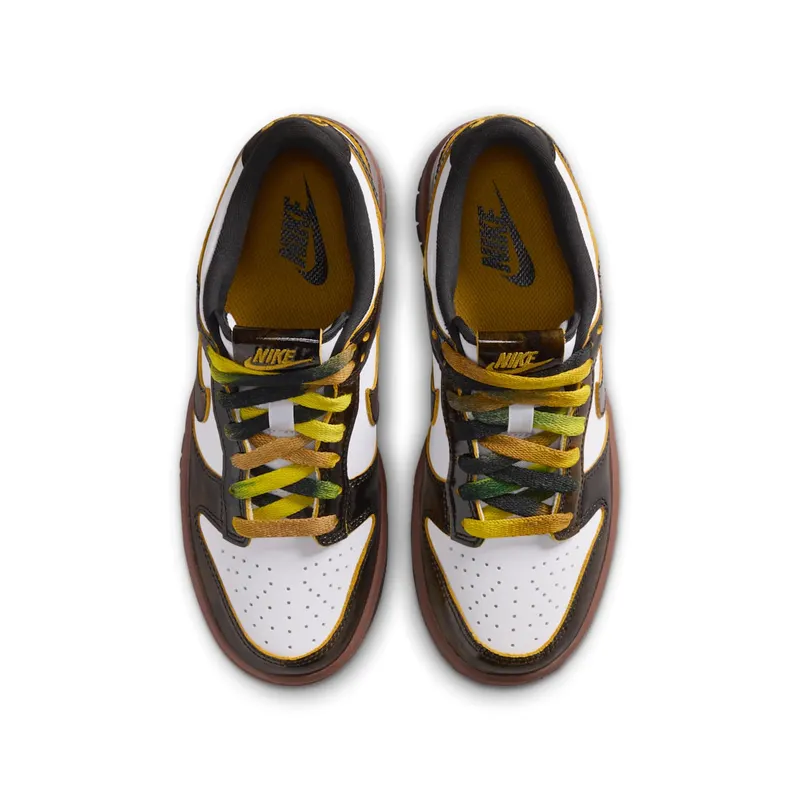 Nike Dunk Low GS SE “Panda – Black / Brown” (HQ9294-100)