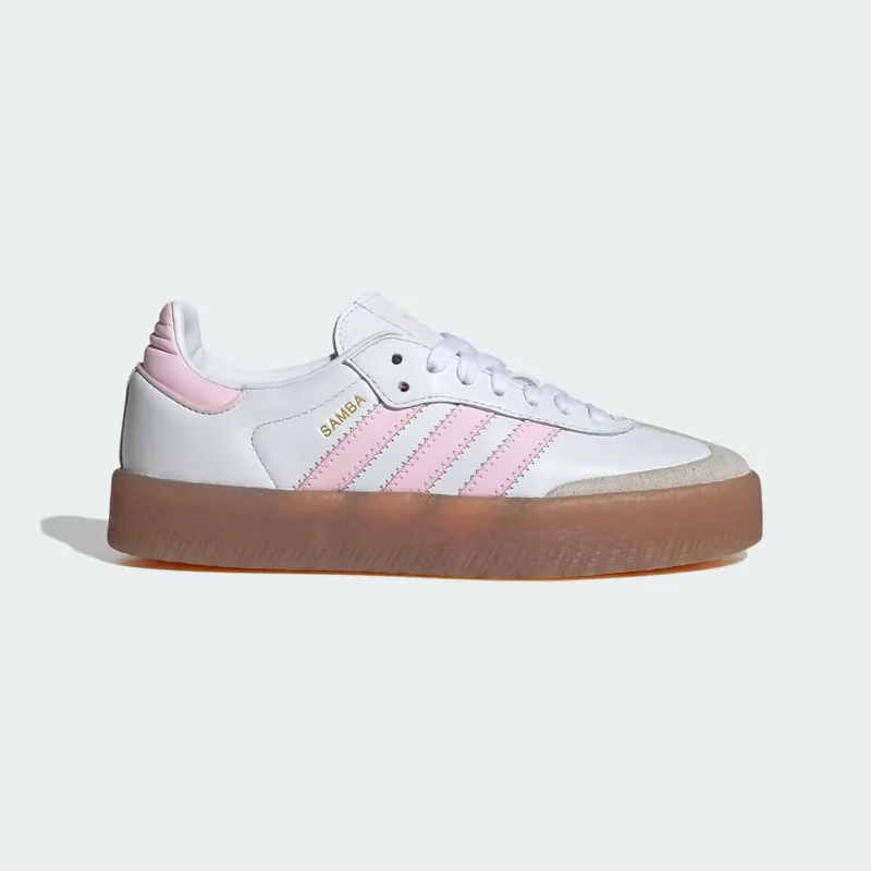 Adidas Samba Kids Cloud White / Clear Pink / Gold Metallic (JQ1237)