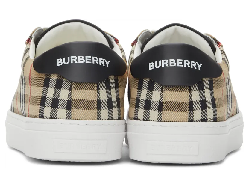 Burberry Leather Archive Low Sneakers (8043927) (4)