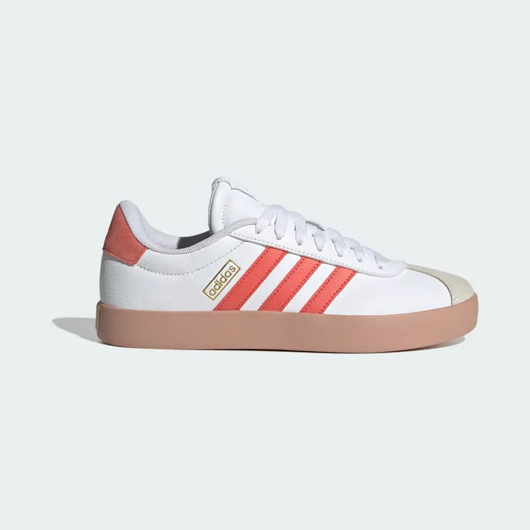 Adidas VL Court 3.0 Cloud White / Preloved Scarlet / Gold Metallic (JP5346)