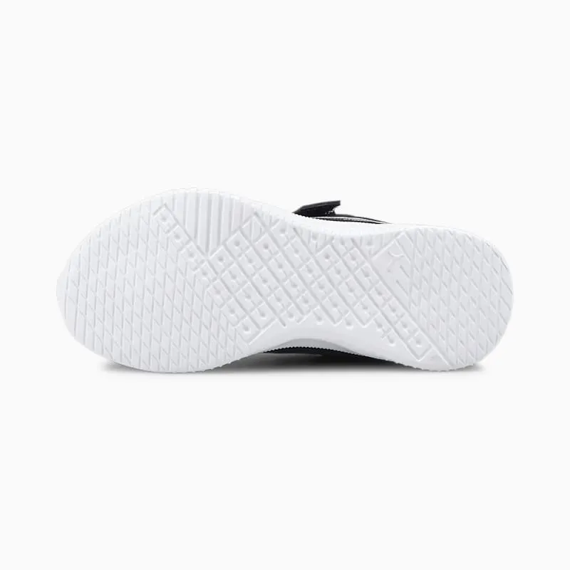 PUMA Flyer Flex AC Kids’ White/Black (376383-01)