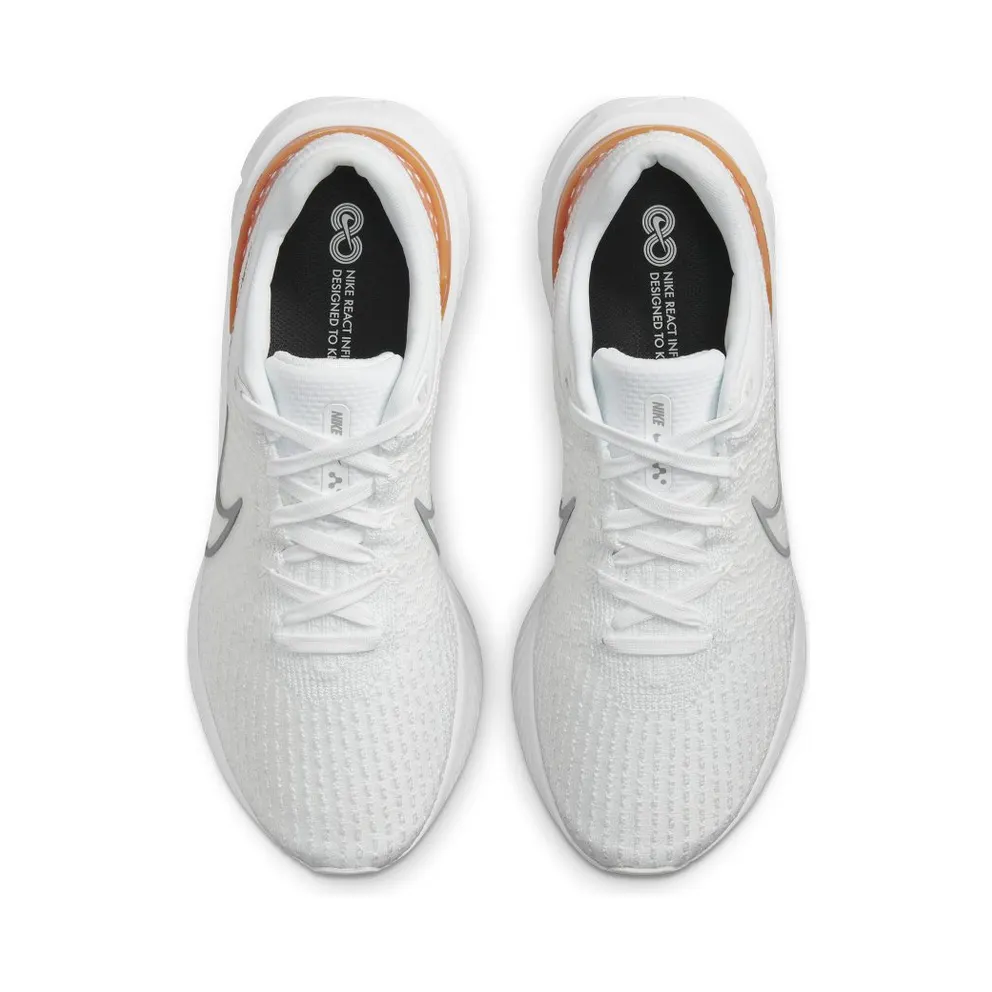 Nike React Infinity Run Flyknit 3 for Men (straat) White (DH5392-100)