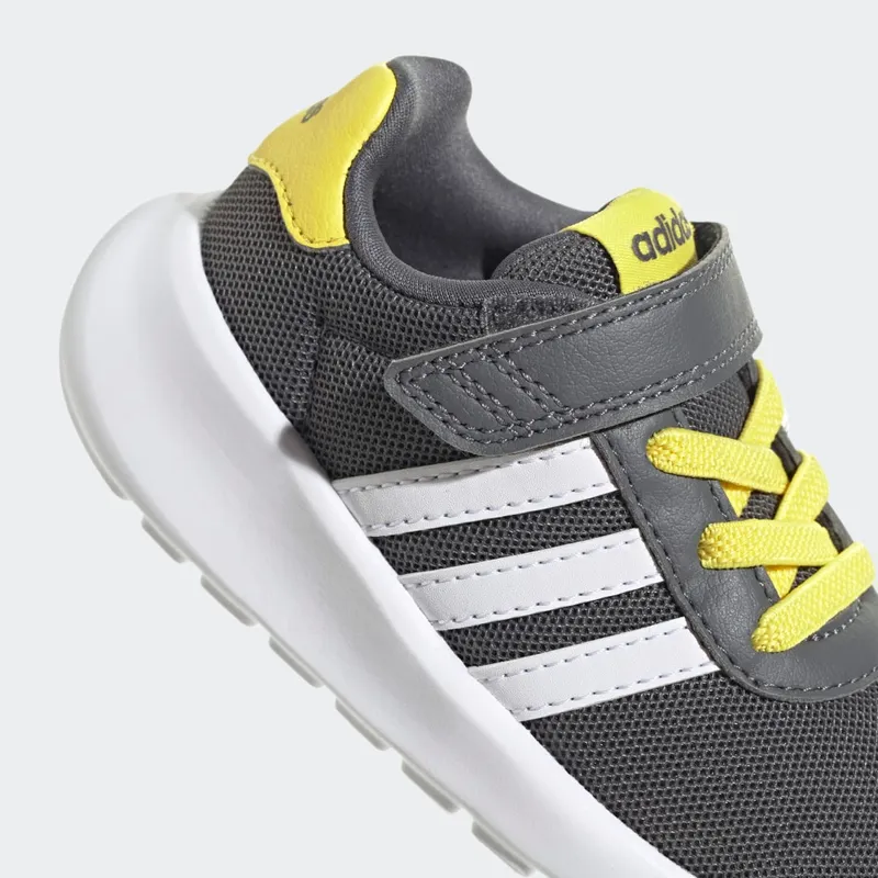 Adidas Lite Racer 3.0 Grey Five / Cloud White / Impact Yellow (GW1573)