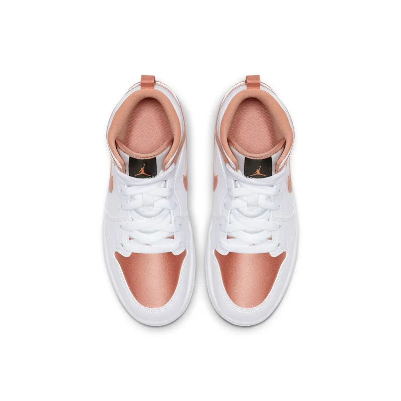 Jordan 1 Mid White Rose Gold (640737-190)
