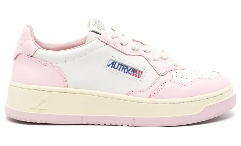 Autry Medalist leren sneakers – Wit (AULWWB37BLUSHBRIDE)