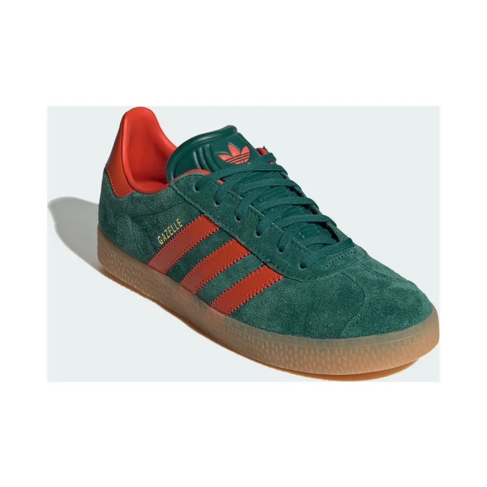 adidas Gazelle Kids Collegiate Green / Preloved Red / Gum (IE8604)