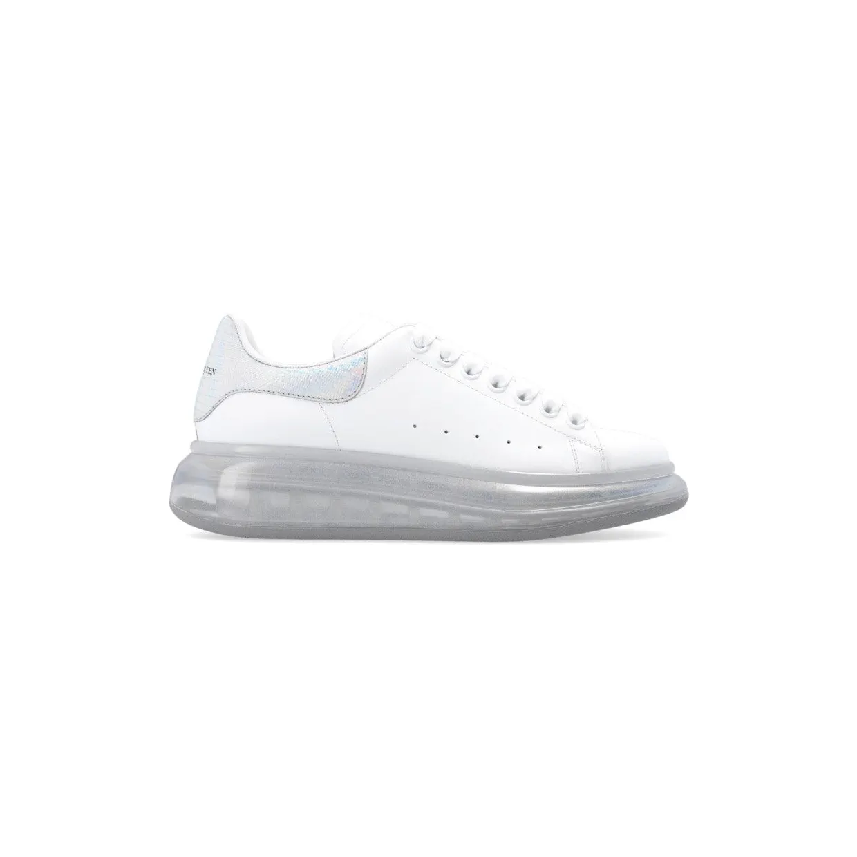 Alexander McQueen Oversized Clear Sole White Multichrome (611698 WIB9U 9620)