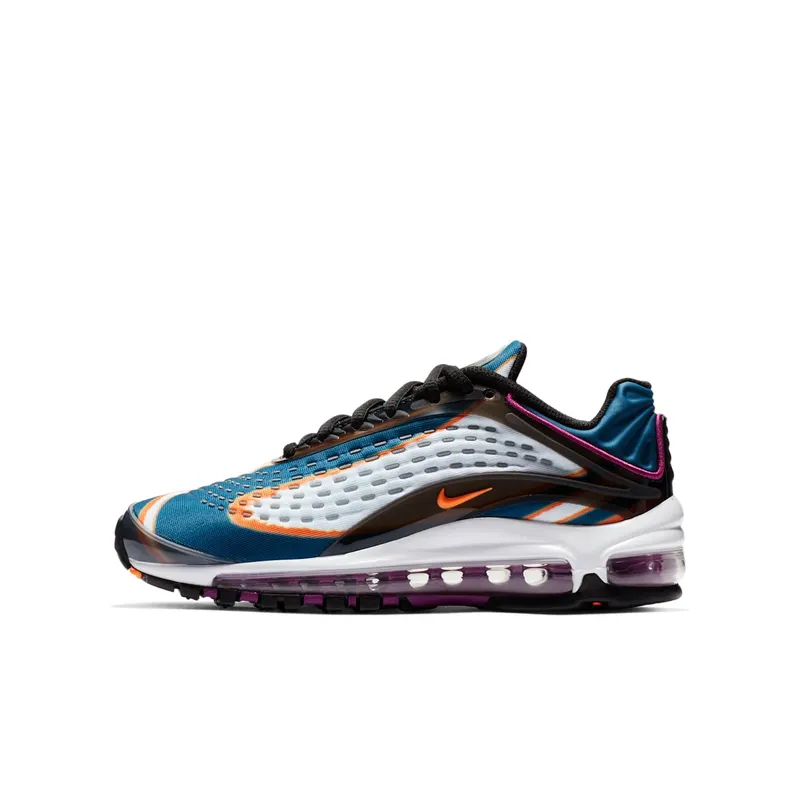 Nike Air Max Deluxe Blue Force (GS) Cool Grey/Total Orange-Blue Force-Black-Bright Grape-Cobalt Tint (AR0115-002)