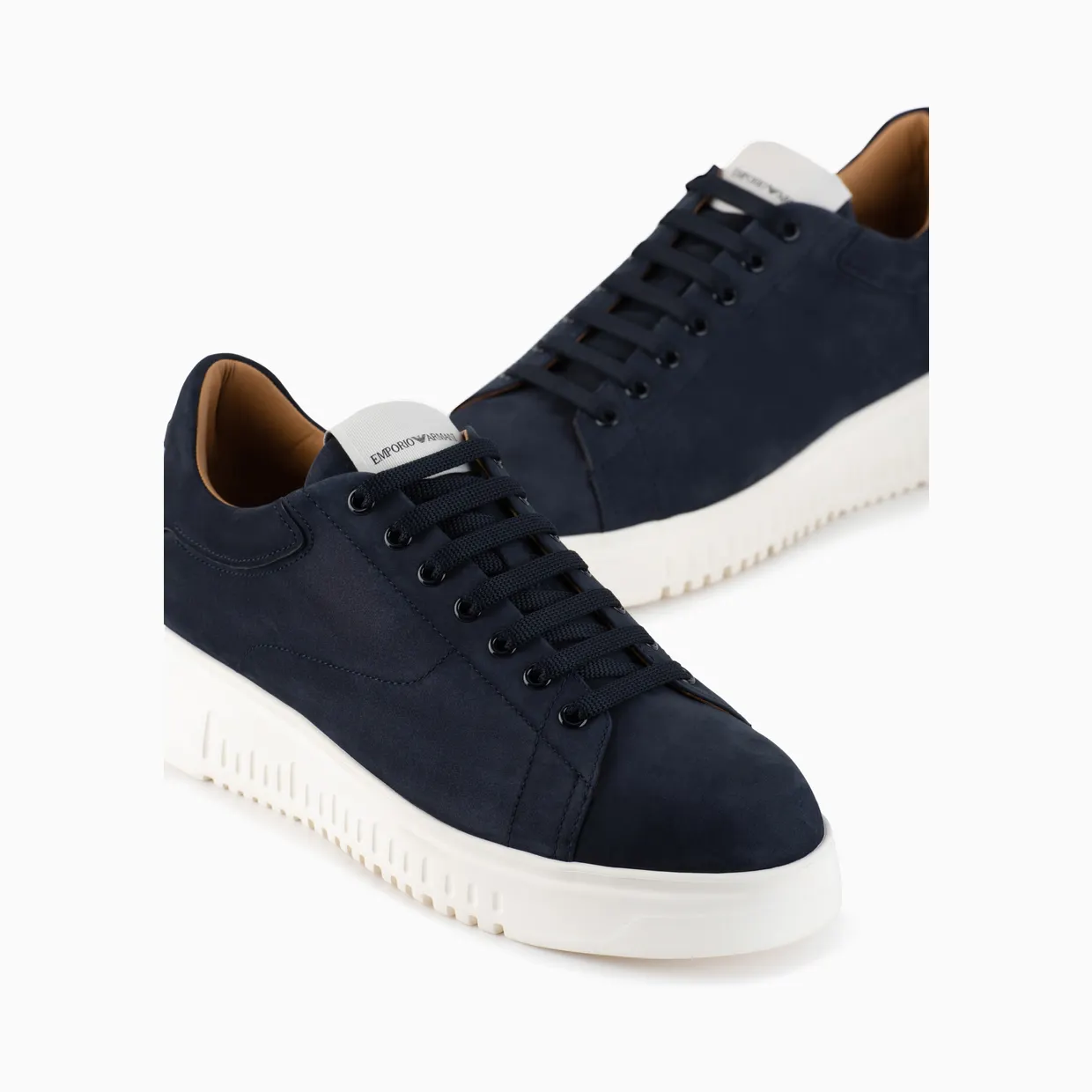 Armani Nubuck Sneakers With Knurled Soles (EM003663-AF19998-U8139) (4)