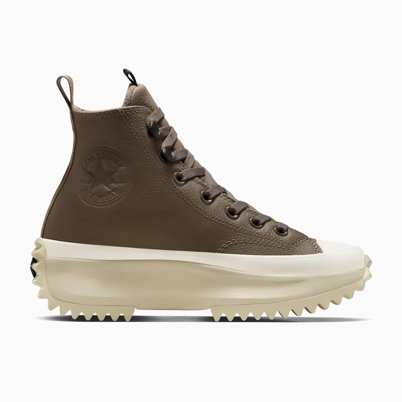 Converse Run Star Hike Platform Weatherized Leather Truffle/Black/Egret (A10049C)