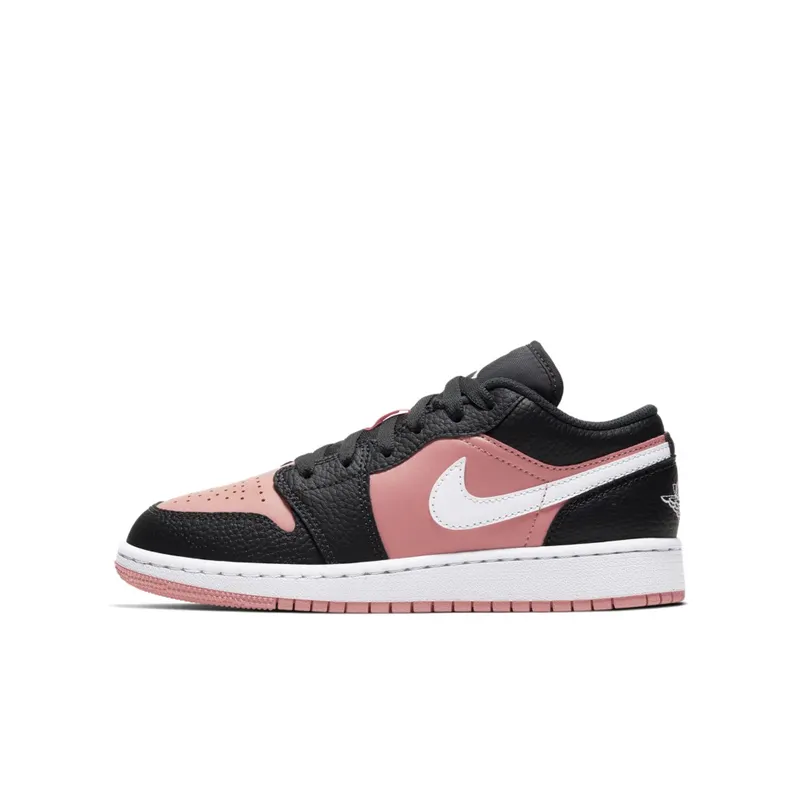Jordan 1 Low Black Pink Quartz (GS) Black/Pink Quartz (554723-016)