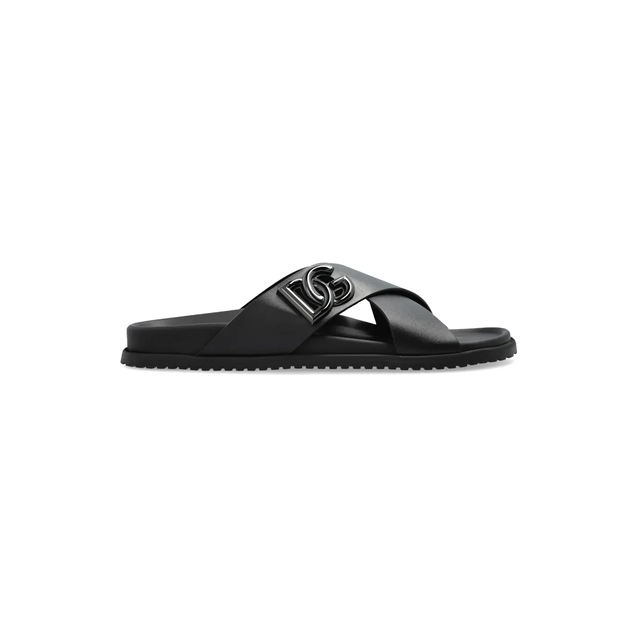 Dolce & Gabbana Calfskin Sandals Black (A80525 A9Q67 80999)