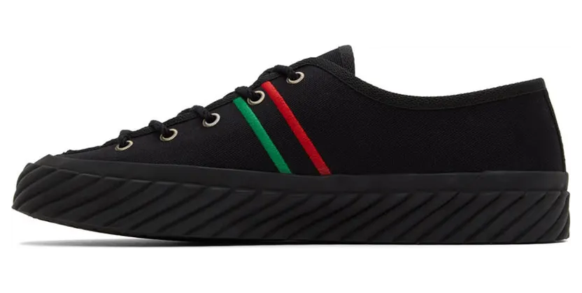 Gucci Black Interlocking G Sneakers (703032 9ARZ0) (3)