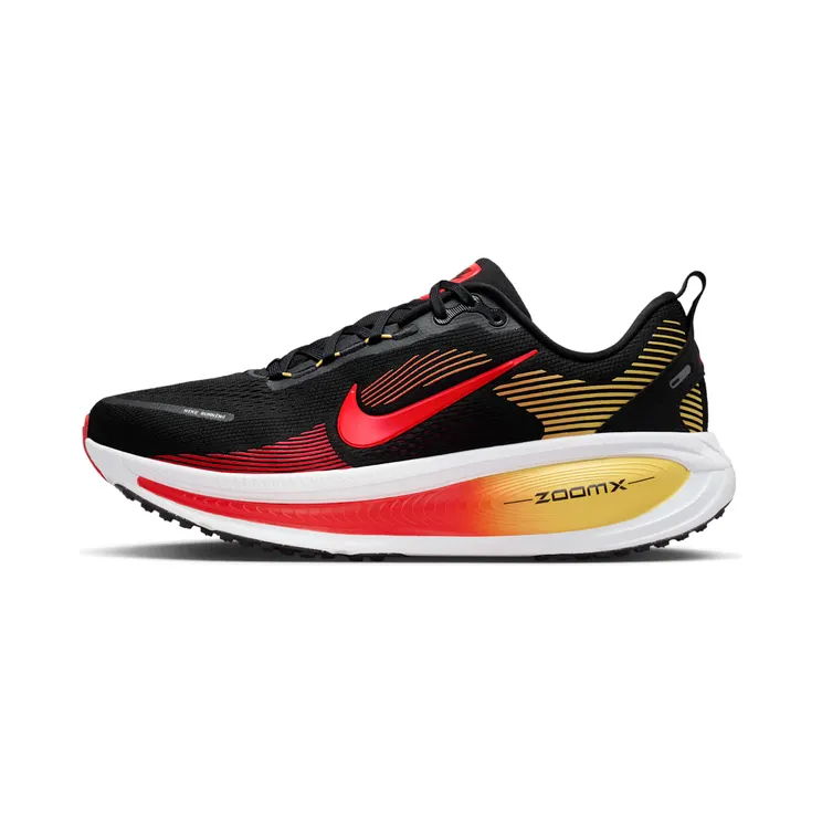 Nike Vomero 18 “Black / Light Crimson / Topaz Gold / Bright Crimson” (HM6803-016)