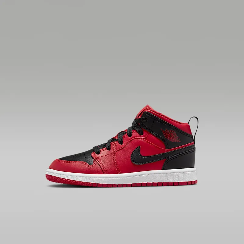 Air Jordan 1 Mid Reverse Bred (PS) (640734-660)