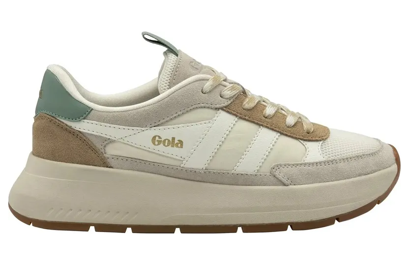 Gola sneaker off white/light caramel/green mist (CLB778WC)