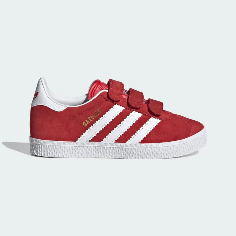 Adidas Gazelle Kids Better Scarlet / Cloud White / Gold Metallic (IF5971)