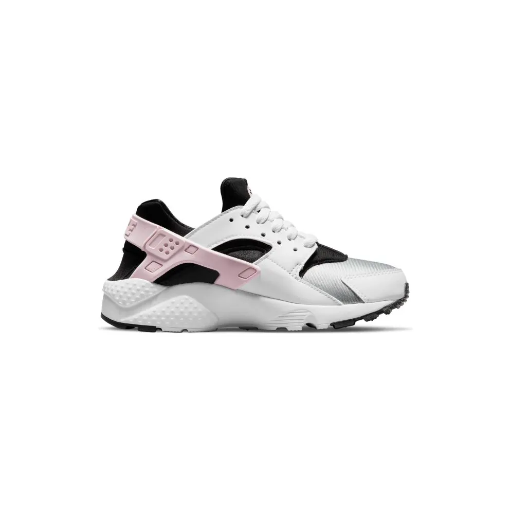 Nike Huarache Run “White / Grey Fog / Off-Noir / Pink Foam” (654275-115)