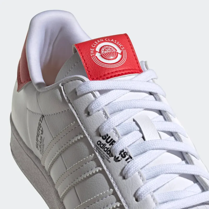 adidas Superstar Cloud White / Vivid Red / Core Black (GV7672)