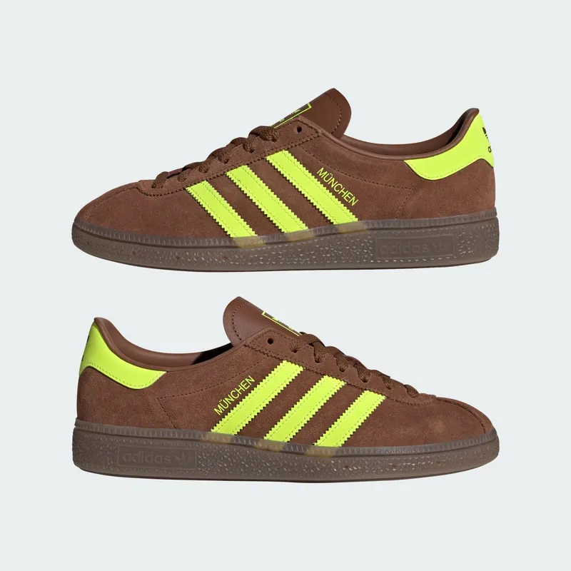 Adidas Muenchen Preloved Brown / Solar Yellow / Gum (JS3996)