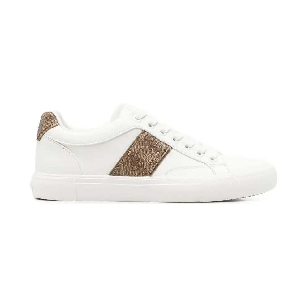 GUESS USA Cribe Leder- mit Logo-Print – White (FMTCRIFAL12)