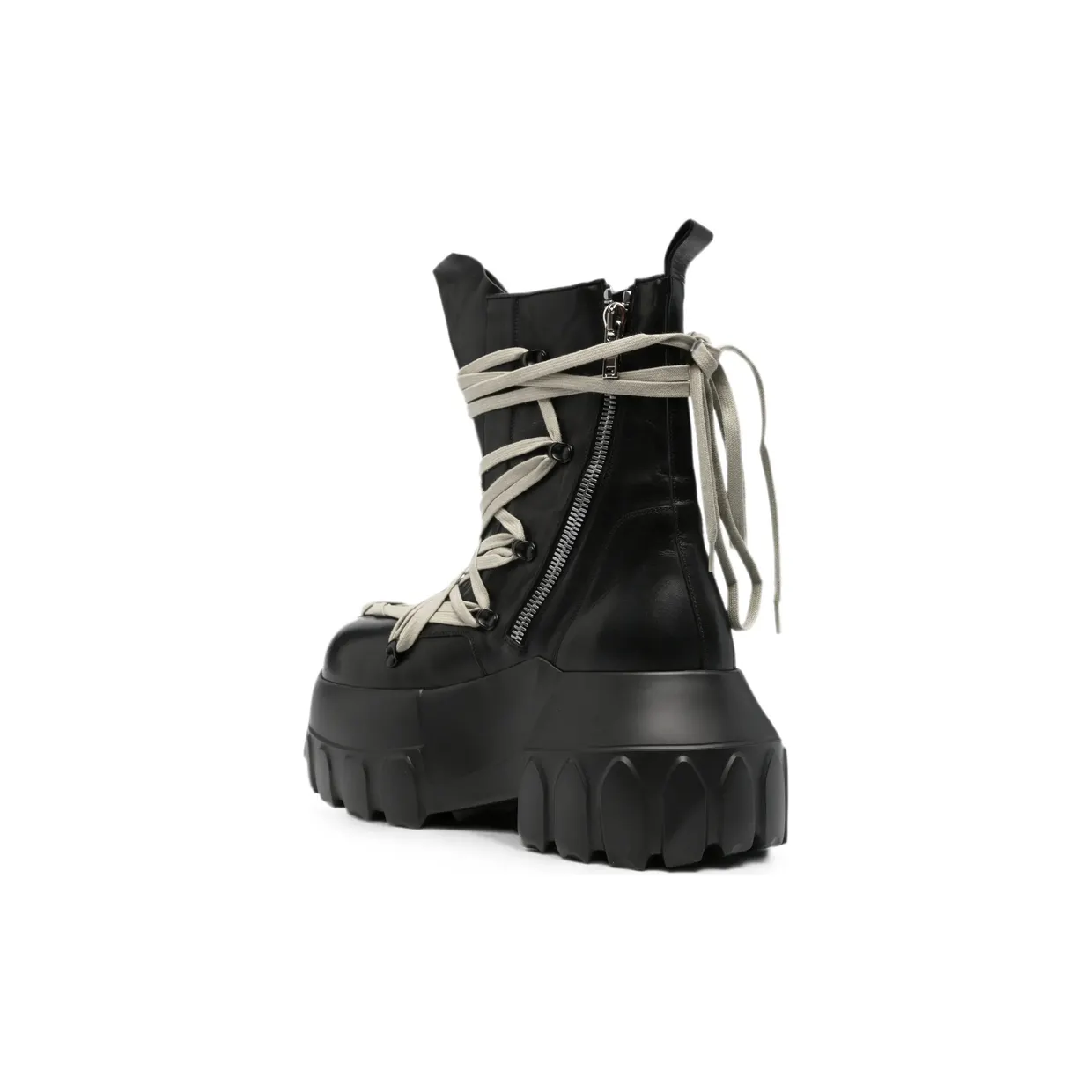 Rick Owens Megalace Lace-up “Black” (RU02F4867 LOOW1 989) (2)