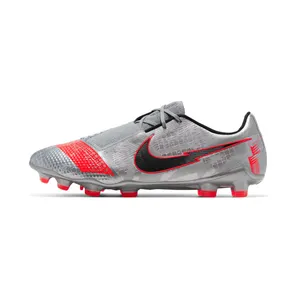 Nike Phantom Venom Elite FG “Metallic Bomber Grey / Particle Grey / Laser Crimson / Black” (AO7540-906)